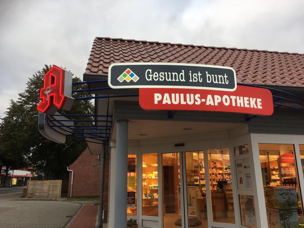 Filiale der Paulus-Apotheke von Außen
